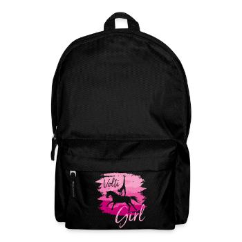 Volti Girl Pferdesport Voltigieren by TinaShirts - Rucksack - Schwarz - Vorne