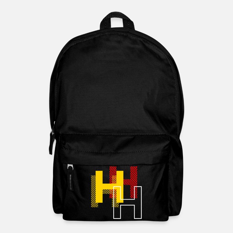 H h h - Rucksack - Schwarz