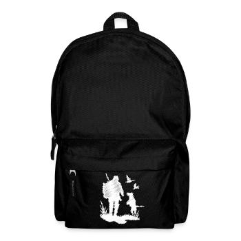 Hunter Hunting Hunting Doodle I - Backpack - black - Front