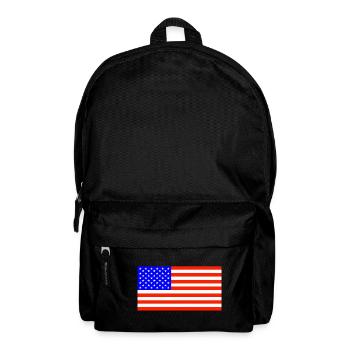 USA flage, USA Flaggem United States of America - Sac à dos - noir - Devant