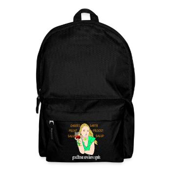 Cheers to a new beginning Happy Days Cheers Santé - Backpack - black - Front