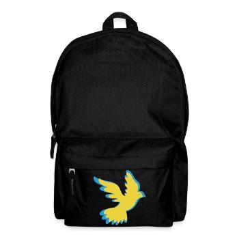 Ukraine Friedenstaube - Rucksack - Schwarz - Vorne