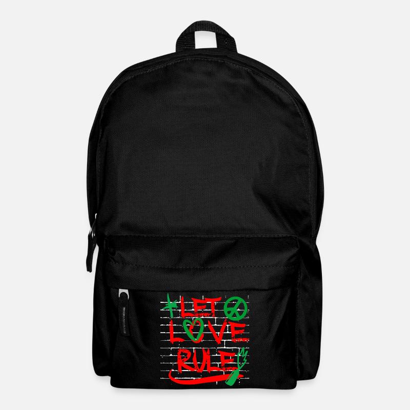 Let Love Rule Design - Rucksack - Schwarz