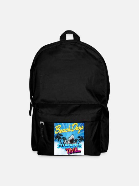 Sommerzeit - Rucksack - Schwarz