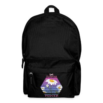 Sonnenblumen - Rucksack - Schwarz - Vorne