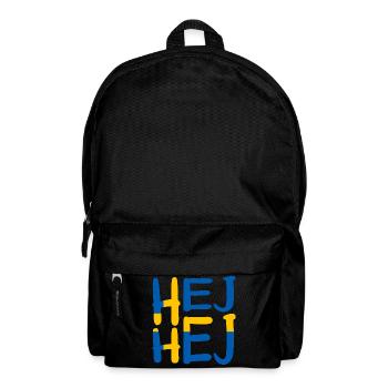 HEJ HEJ SUÈDE - Sac à dos - noir - Devant