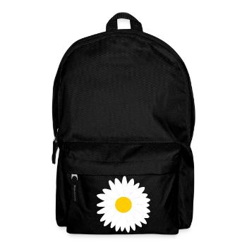 Blume weiß weiße Blumen Geschenk Muttertag Mutter - Rucksack - Schwarz - Vorne
