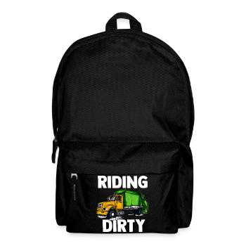 Garbage Man Gift Garbage Garbage Collection Waste Profession - Backpack - black - Front