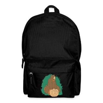 Brown Bear Tree Bear Motif for Brown Bears Team and - Backpack - black - Front