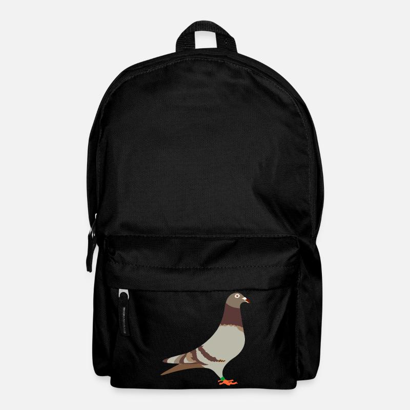 Brieftaube rotbraun - Rucksack - Schwarz