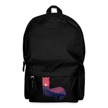 Lama - Rucksack - Schwarz - Vorne