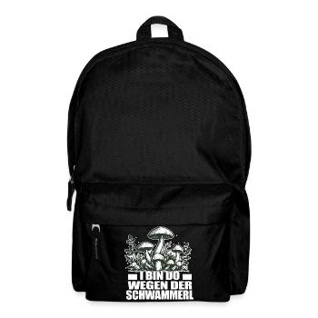 Schwammerl Pilze Spruch - Rucksack - Schwarz - Vorne