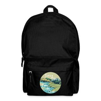 Hiking Shirt - Life is a Hike - Backpack - black - Front