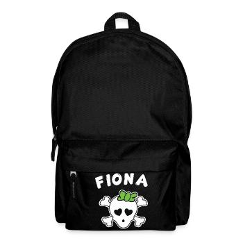 Pirate Fiona Design for Girls and Women - Backpack - black - Front