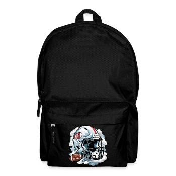 American Football - Rucksack - Schwarz - Vorne