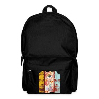 Modern Art Design - Backpack - black - Front