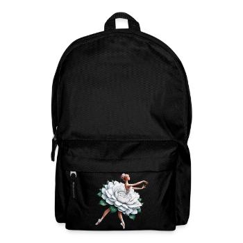 Ballet dancer with tutu - Backpack - black - Front