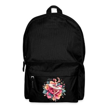 Ballet dancer with tutu - Backpack - black - Front