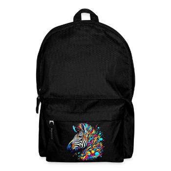 Zebra - Rucksack - Schwarz - Vorne