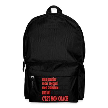 Mon COACH est beau - Sac à dos - noir - Devant
