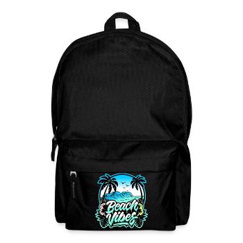 Beach Vibes 🌊 - Backpack - black - Front