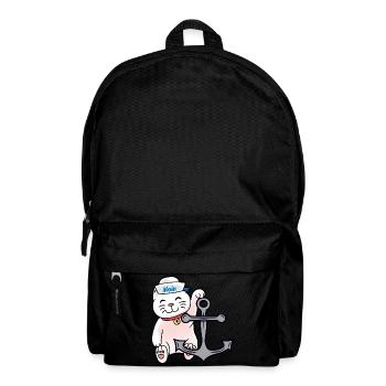 Sailors Cat Cats Sailor Anchor Maritime - Sac à dos - noir - Devant