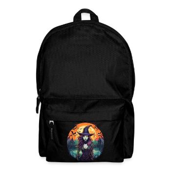 Gruseliges Halloween-partykostüm Hexe - Backpack - black - Front