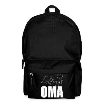 Mamie préférée Mamie préférée avec cœur - Sac à dos - noir - Devant