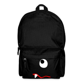 Monster Halloween traurig Comic Zombie Zahn Zyklop - Rucksack - Schwarz - Vorne