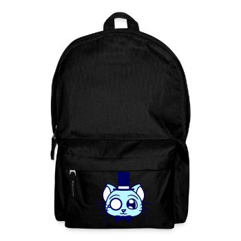 Sir Cat Gentleman Chapeau haut de forme Monocle Rich Gentleman - Sac à dos - noir - Devant