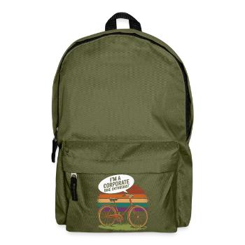 Corporate Bike Enthusiast Vintage Design - Backpack - olive green - Front