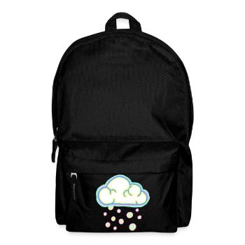 Pastel cloud and snow - Backpack - black - Front