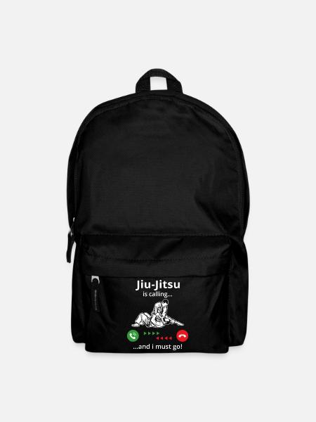 Jiu Jitsu Is Calling and I Must Go - Backpack - black