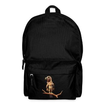 Ein Vogel mit Stil und einem Hauch von Geheimnis - Rucksack - Schwarz - Vorne