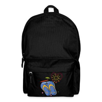 Holidays by the sea - Backpack - black - Front
