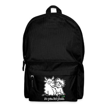Eat plants - Backpack - black - Front