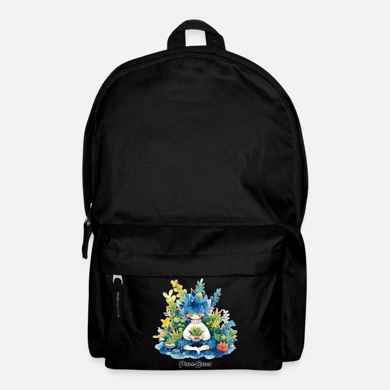 Pflanzlich - Rucksack - Schwarz