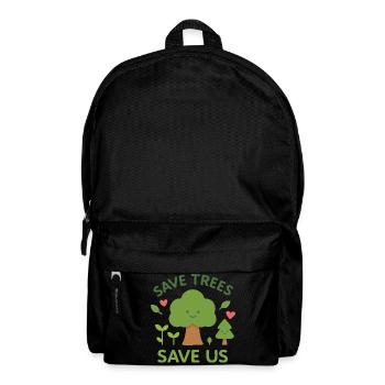 Save trees Save us - Sac à dos - noir - Devant
