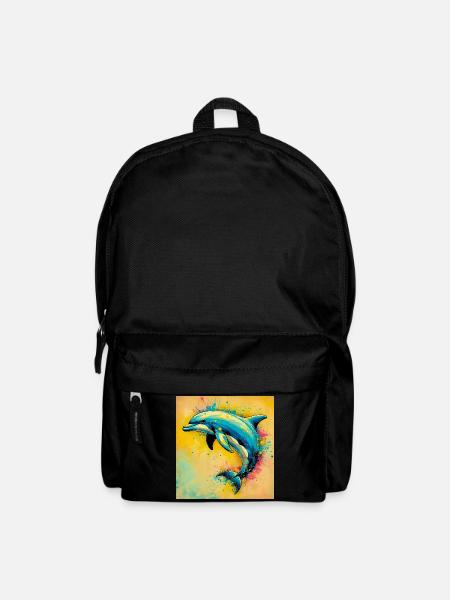 Delfin - Rucksack - Schwarz