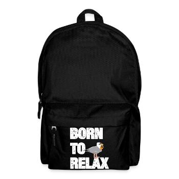 Born to Relax Seagull - Backpack - black - Front