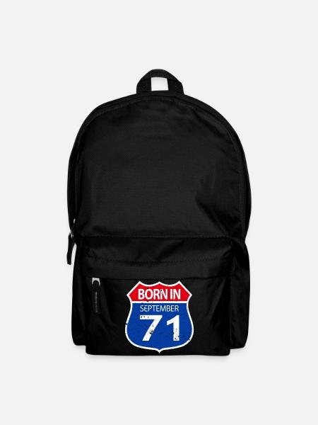 Born_in_September_71 - Backpack - black