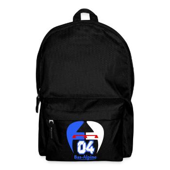 Bas-Alpine 04 logo - Backpack - black - Front