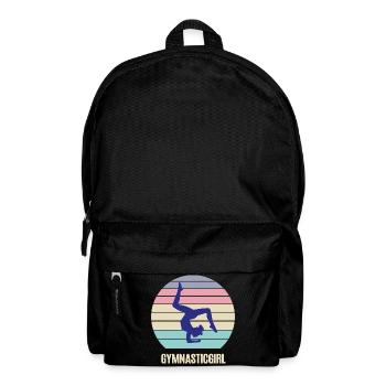 Gymnast Gymnastics Handstand Gymnastics Acrobatics - Backpack - black - Front