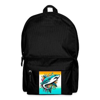 Shark - Backpack - black - Front