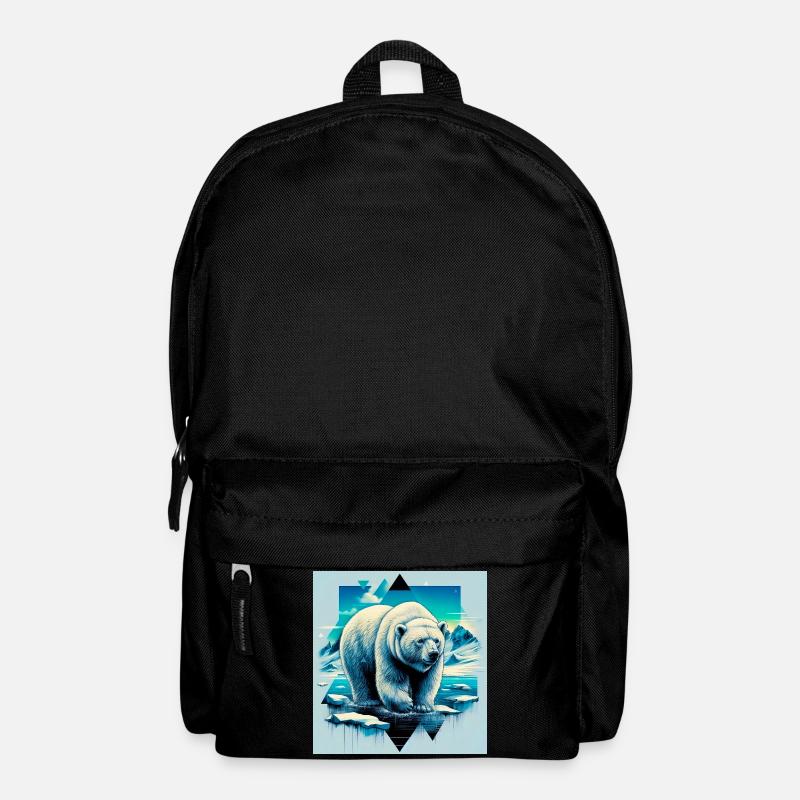 Eisbär - Rucksack - Schwarz