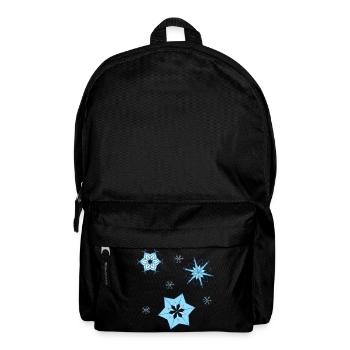 Wintersterne - Rucksack - Schwarz - Vorne