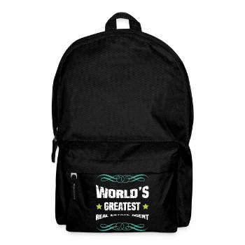 World's Best Broker Saying - Backpack - black - Front