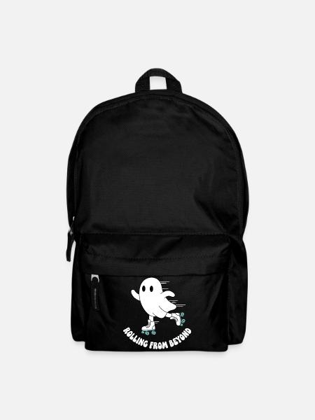 Geist auf Rollschuhen - Rucksack - Schwarz