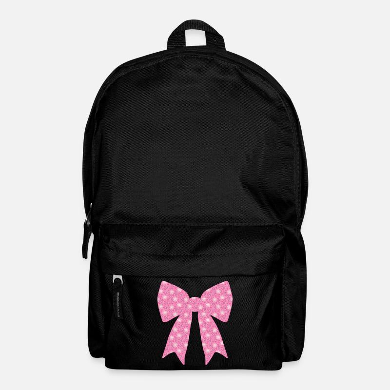 Ruban rose - Sac à dos - noir