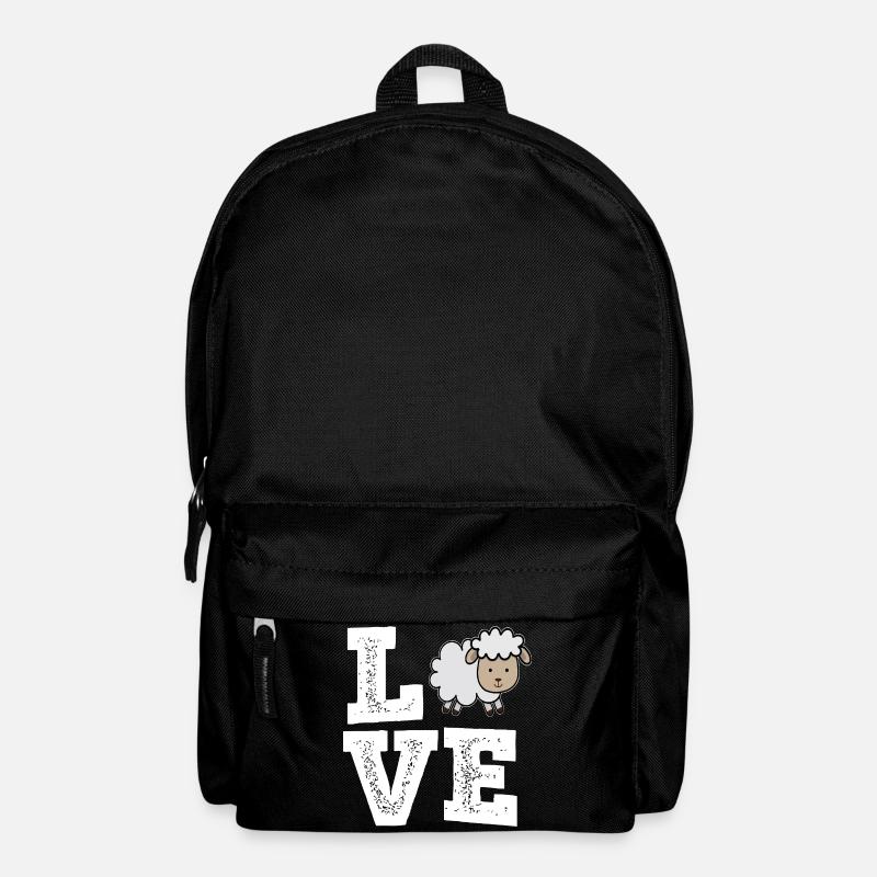 Schafhirte Schäfer Hirte Landwirt Herde Schafe - Rucksack - Schwarz